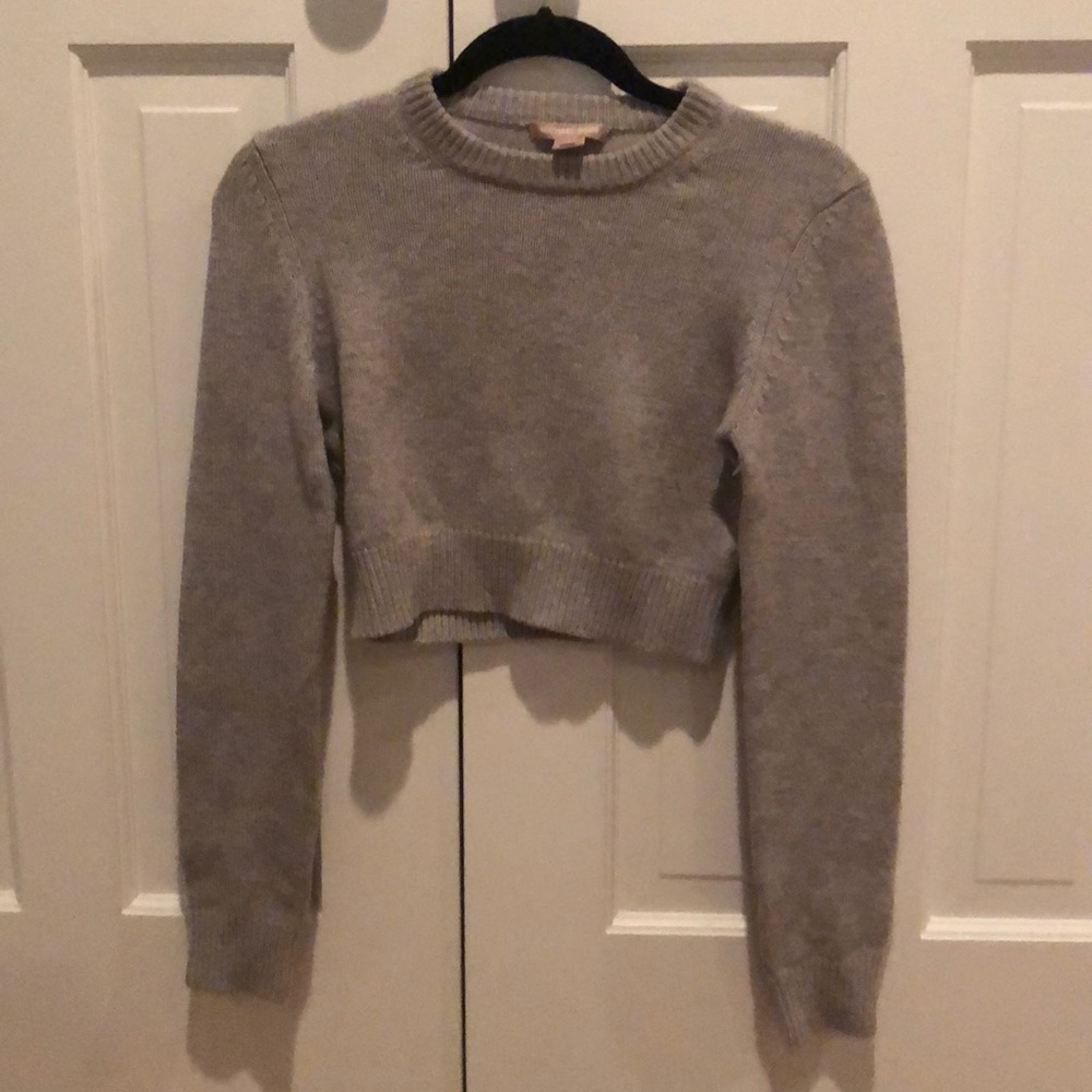 Michael Kors cropped cashmere sweater